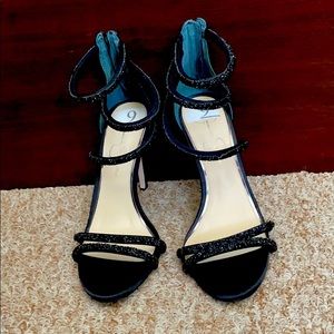 Size 9 NEVER WORN Jessica Simpson Black Heels